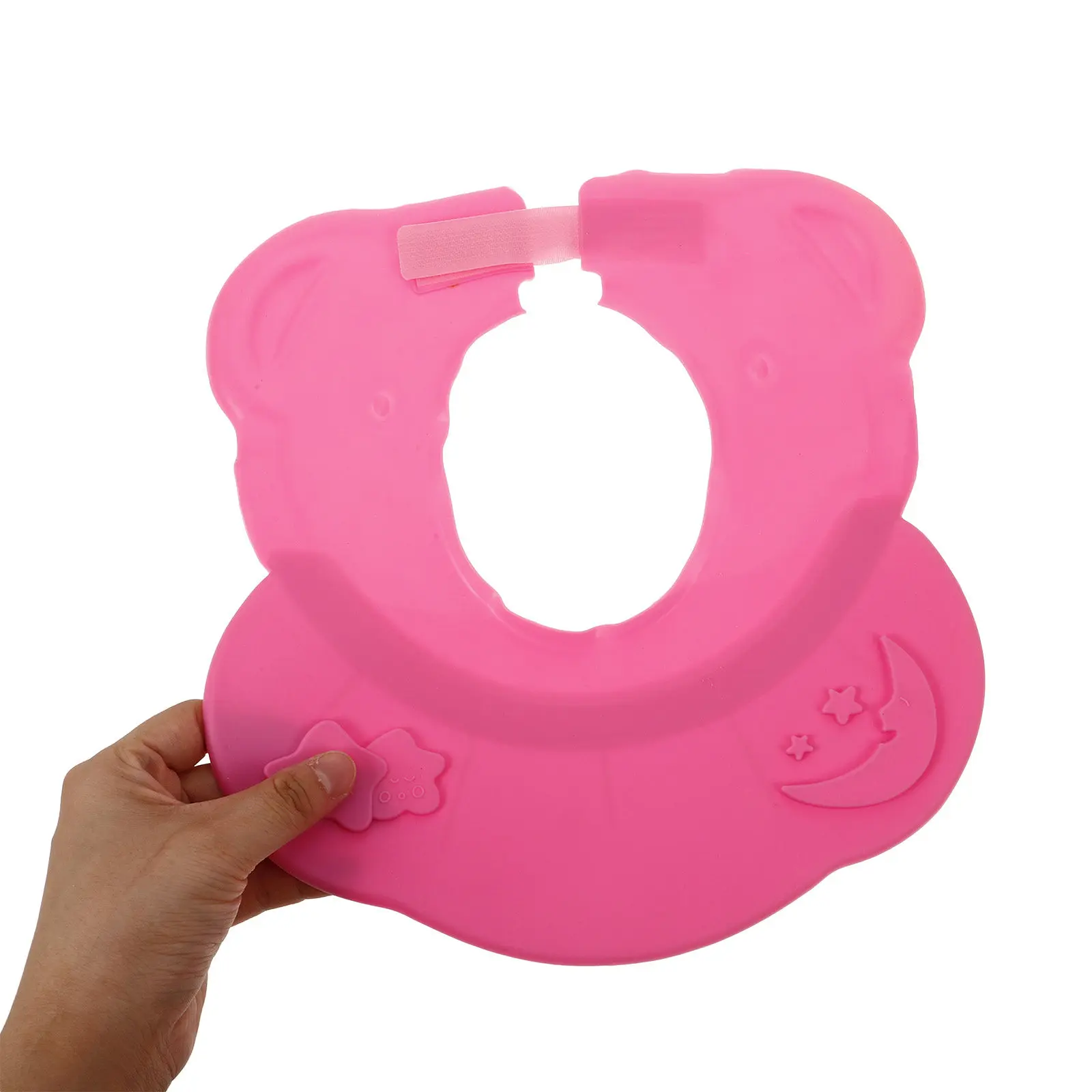 

Baby Shower Cap Silicone Kids Shampoo Cap Adjustable Soft Waterproof Baby Hair Washing Shield Toddler Bath Hat Ear Protection