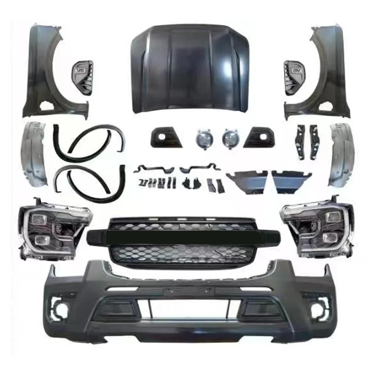 

Детали для кузова пикапа, запчасти для модификации кузова Facelift для ford ranger 2012-2021 T6 T7 T8, обновление до 2022 T9