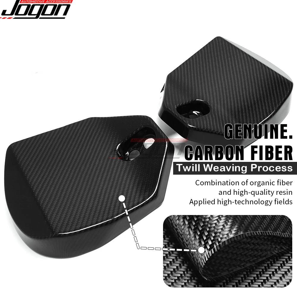 For Chevrolet Corvette C8 Coupe Z51 2020-2023 Carbon Fiber Rear Engine Shock Electromagnetic Suspension Tower Cover Accessories