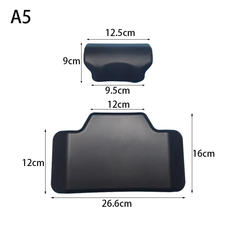 1Pc Universal Motorcycle Passenger Backrest Back Pad Universal Self-adhesive Shockproof Moto Rear Top Case Box Luggage Cushion image 5