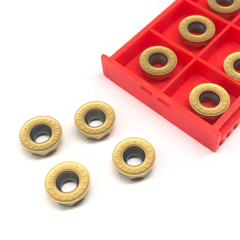 Spezielle Runde Stahleinsätze R5 R6 CNC-Einsätze RPMT1204MO RPMT1003MO Hartmetall-Fräseinsätze – Detail 3