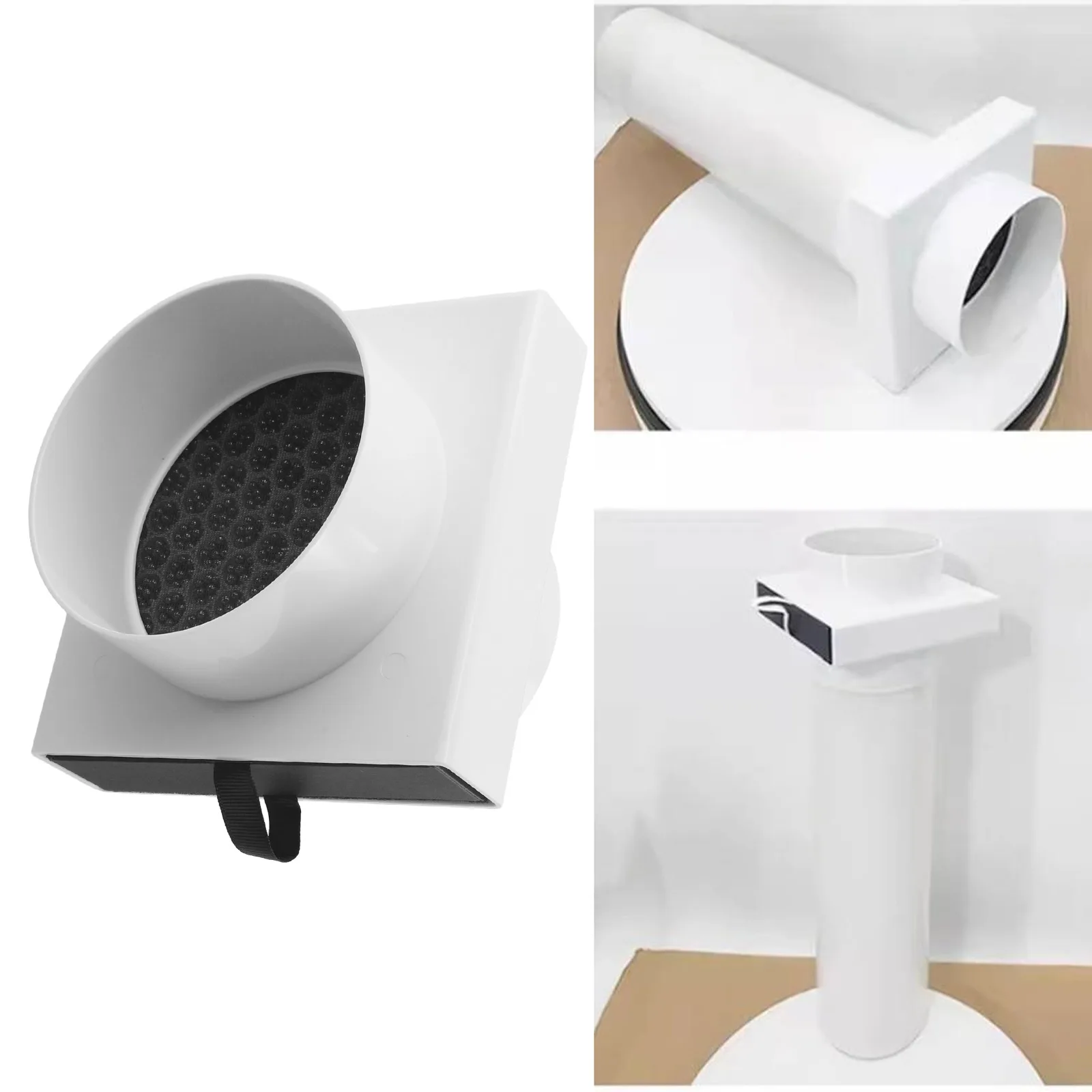 

160mm High Efficiency Air Filter HEPA Air Filtration Solution Flexible Solution Duct Air Filter Indoor Air Quality Improvement