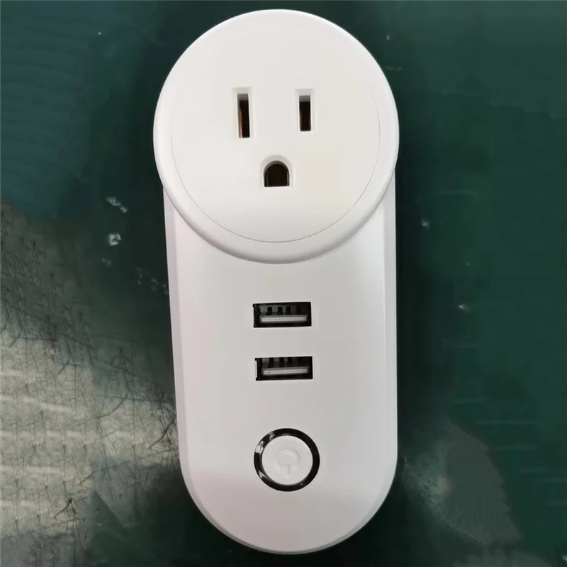 AK51-Matter Wifi Smart Power Plug Presa USB compatibile con Homekit Alexa Google Home Smartthings Spina UE Facile installazione
