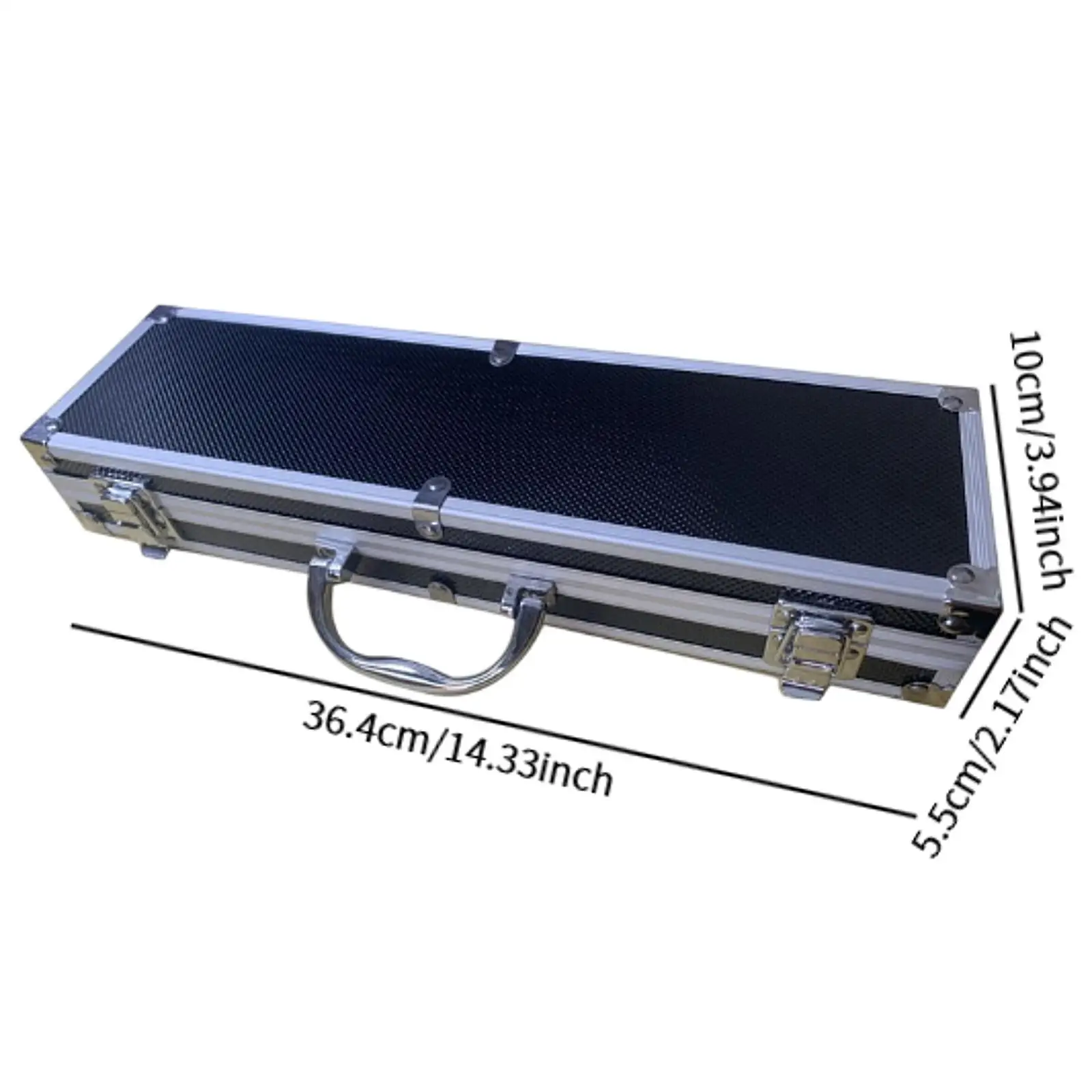 Caja de herramientas de aleación de aluminio, caja de herramientas para equipos, herramientas, proyectos de bricolaje