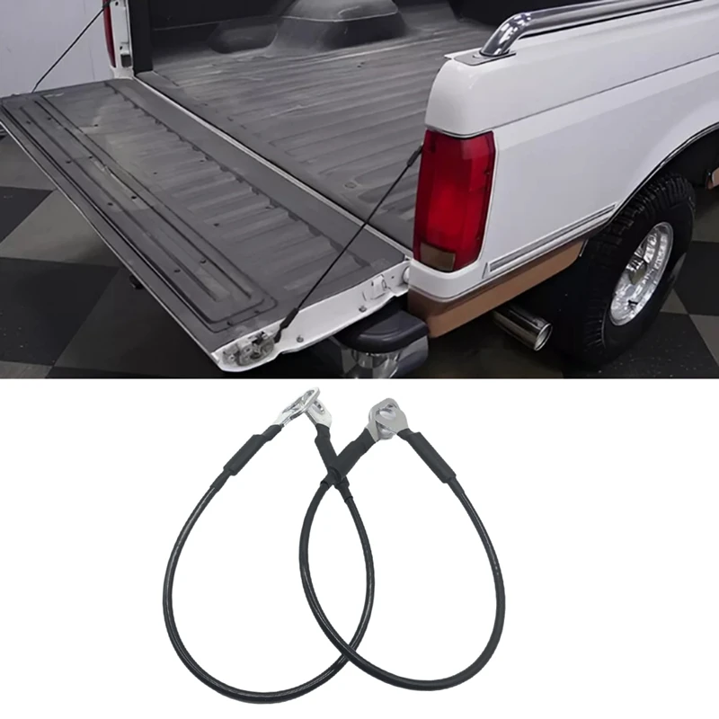 Car Rear Tailgate Cables E8TZ9943052A E8TZ9943053A For Ford F150 F250 F350 1983-1996