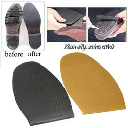 1 Pair Anti-slip Wear Resistant Rubber Shoes Sole Outsoles Repair Shoe Protector Front Feet Replacement Forefoot Pads