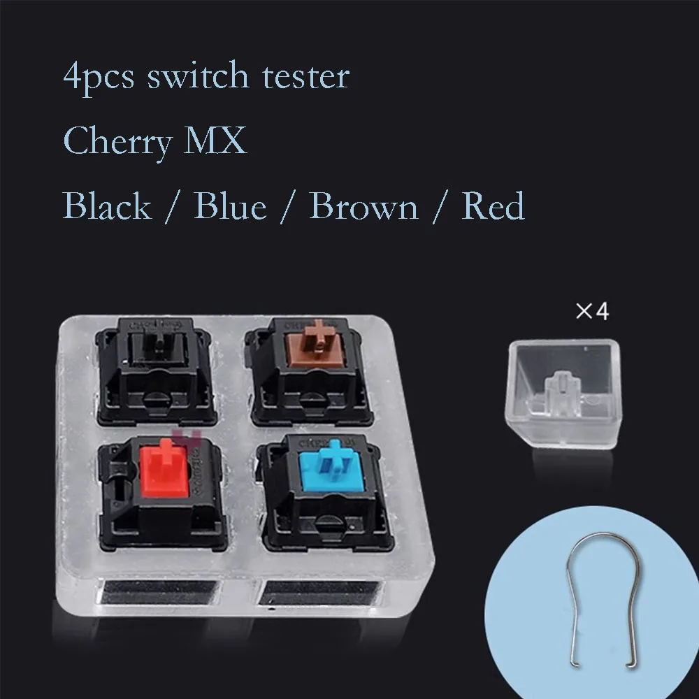 

Cherry MX Switch Tester Mechanical Keyboard Black Blue Brown Red Silver Tea Axis Testing Original Shaft Test