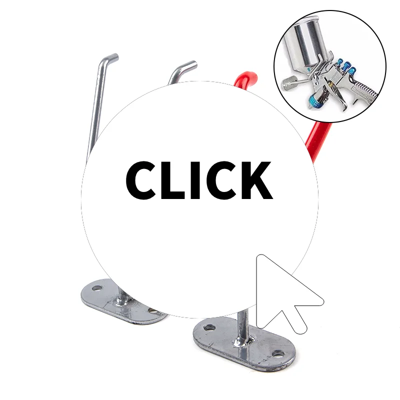 

1pc Painting Spray Holder Stand Hand Tools Accessories Wall Bench Mount Hook Rack Wall-mounted Spray Fixed Bracket
