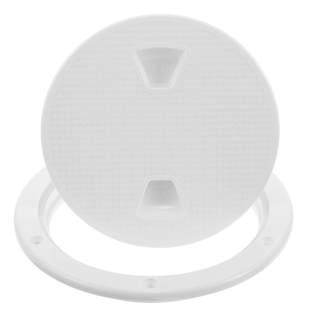 

8 Inches Anti-slip Waterproof Round Hatch Cover ABS Deck Plate Sealing Cap Boat Cabin Products Marine Porthole Kayak Lid