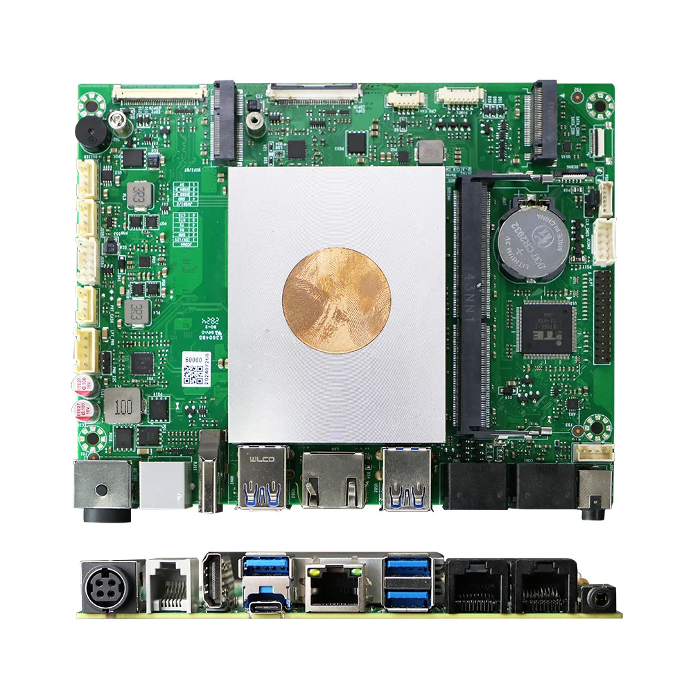 

12th Gen Core Embedded Motherboard High Compatibility Low Power Consumption Self-Service End 150*120mm Onboard DDR4