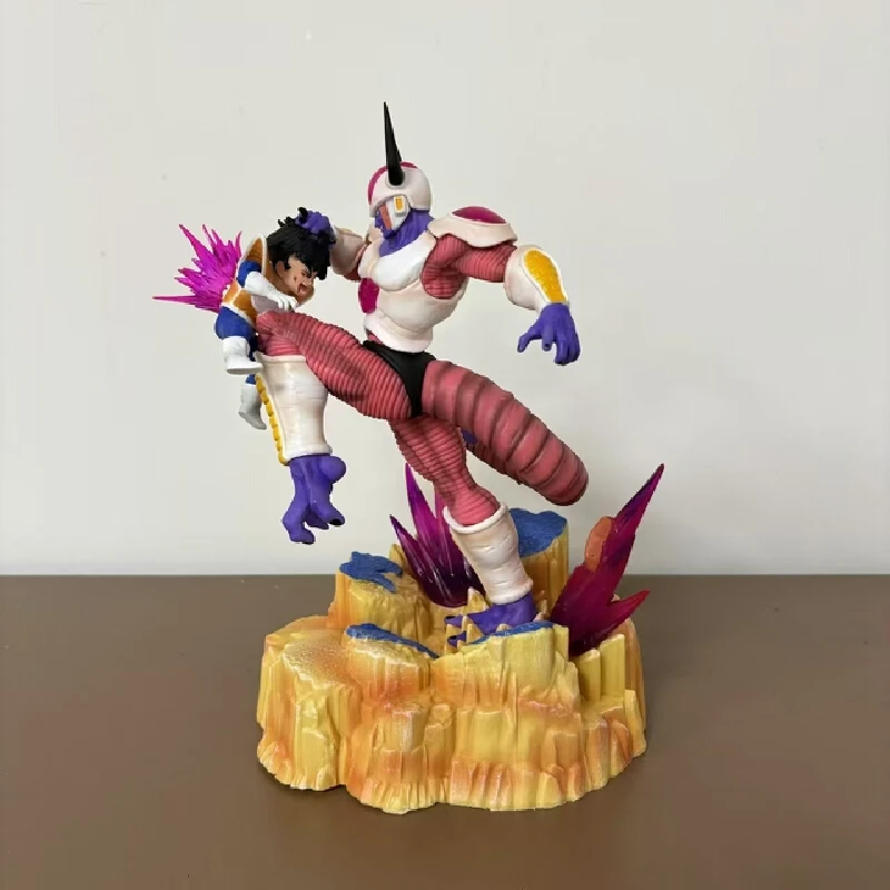 Dragon Ball Anime Peripheral Jilian Frisa Mobile Doll Super Saiyan Morohit Statue Collection Handmade Model Ornament Toy Gift