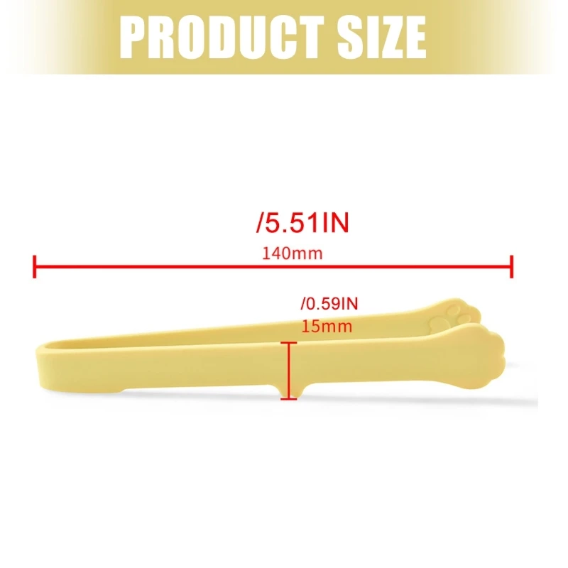 

Термостойкие силиконовые щипцы для кошачьих лап с удобной ручкой и зажимами для лап