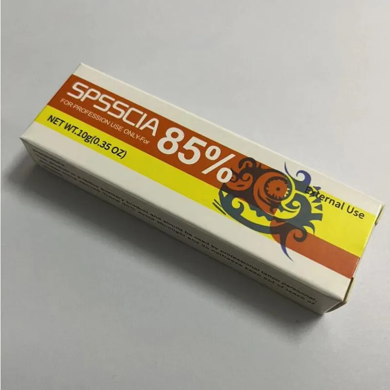 오리지널 85% SPSSCIA 타투 크림, 영구 메이크업 전, 마이크로블레이딩, 눈썹 입술, 10g