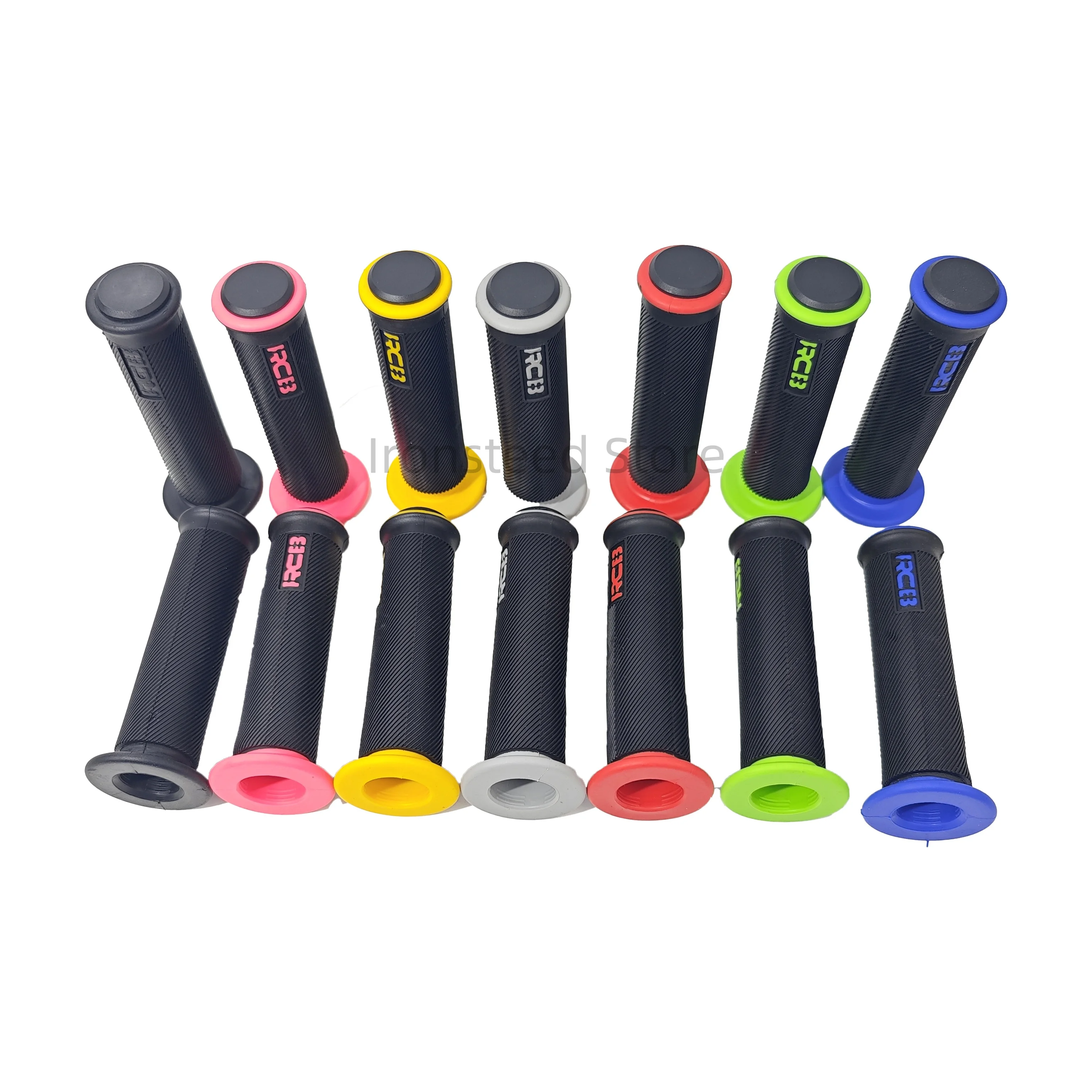 المضادة للانزلاق دراجة نارية مقبض القبضات 7/8 "22-24 مللي متر العالمي المطاط هلام القبضات ل KTM ياماها كاواساكي موتوكروس دراجة الطرق غير الممهدة