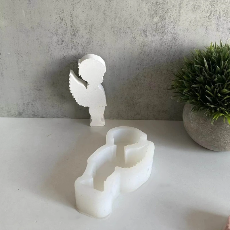 2Pcs Couple Dwarfs Resin Molds for Making Candle Soap Craft Room Decorations, Epoxy Resin Casting Molds