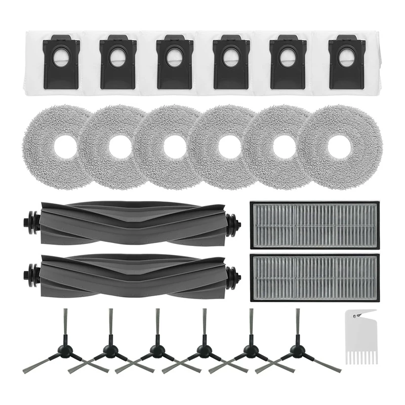 Dreame L10s Pro용 액세서리 세트, 울트라 히트, 메인 브러시, 필터, 엣지 브러시, 먼지 봉투