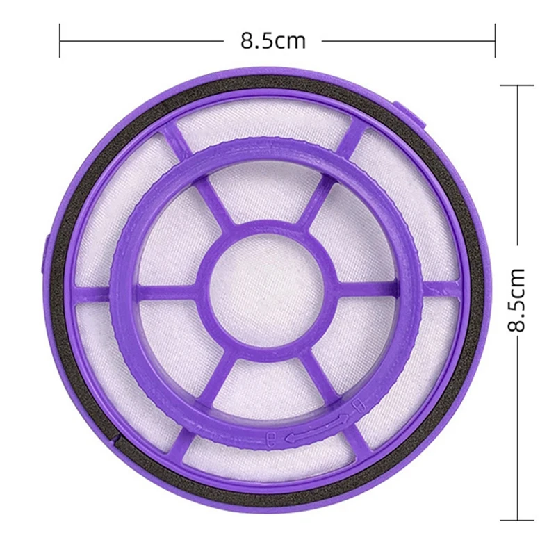 8PCS แผ่นกรอง HEPA สําหรับ PUPPYOO D-526 D526 เครื่องดูดฝุ่นตัวกรองอะไหล่อุปกรณ์เสริม