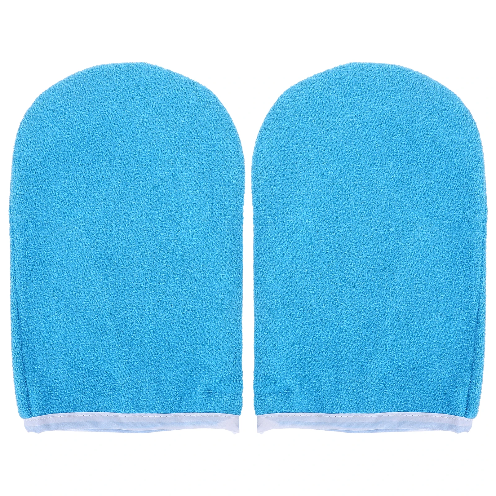 

Paraffin Wax Covers Hand Bath Mittens Hot Wax Hand Covers Cloth Spa Gloves Liners for Hands Blue White Edge Thick Reusable