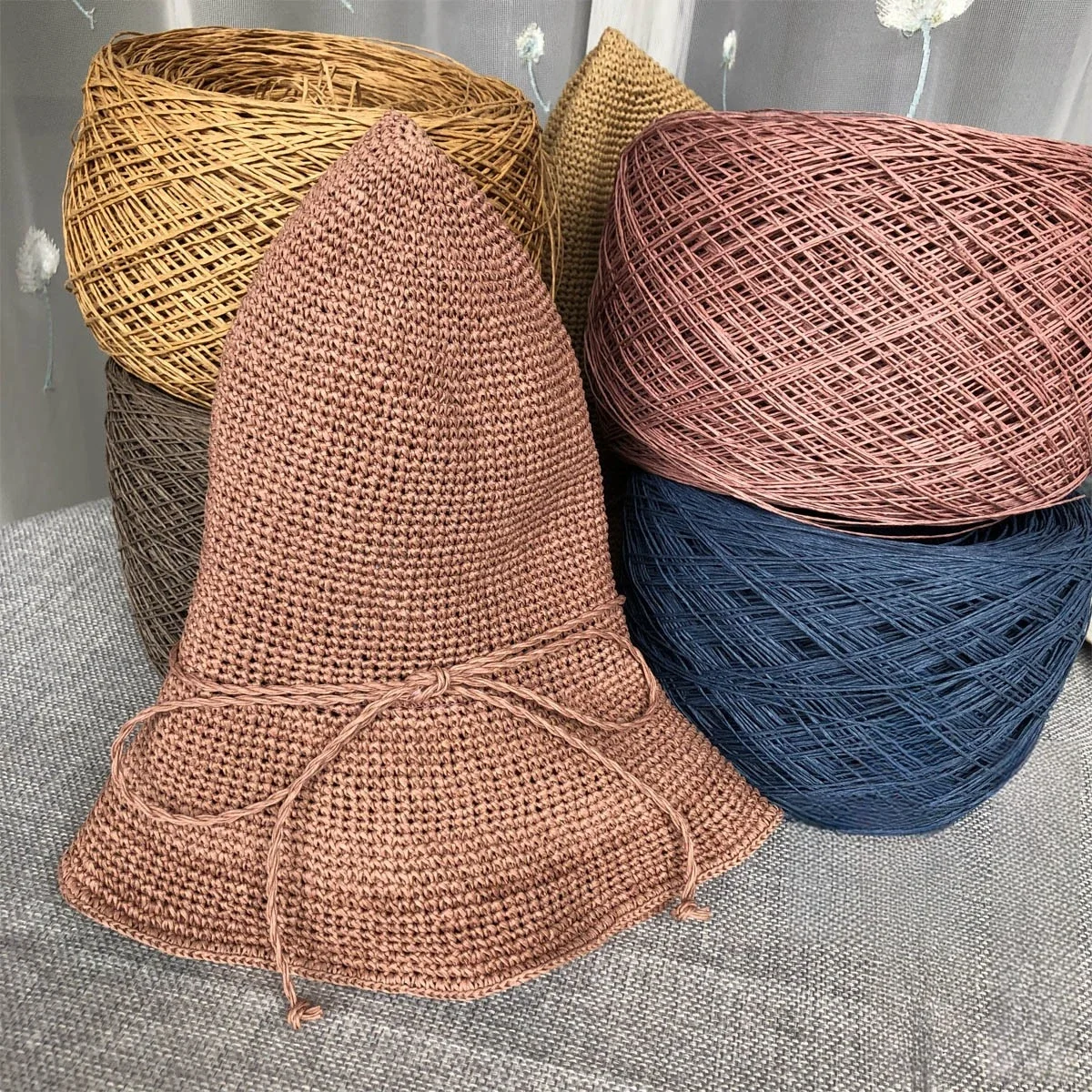 

700 м длинная очень тонкая японская бумажная пряжа из рафии для вязания крючком детская соломенная шляпа сумки ручного вязания летняя нить «сделай сам» гладкая мягкая 250 г