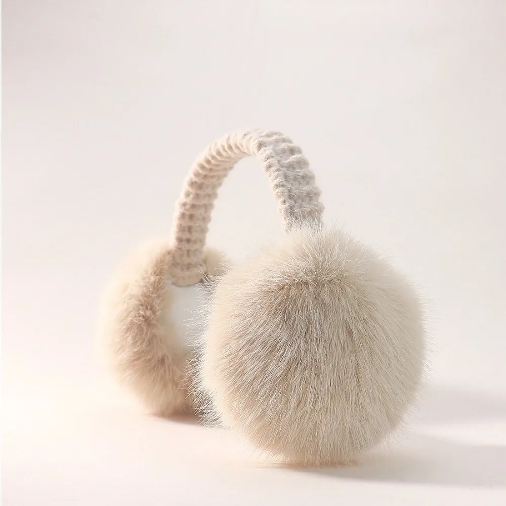 Fashion Warm Winter Earmuffs Faux Fur Soft Earflap Protection Folding Cold Protection Earmuffs Outdoor