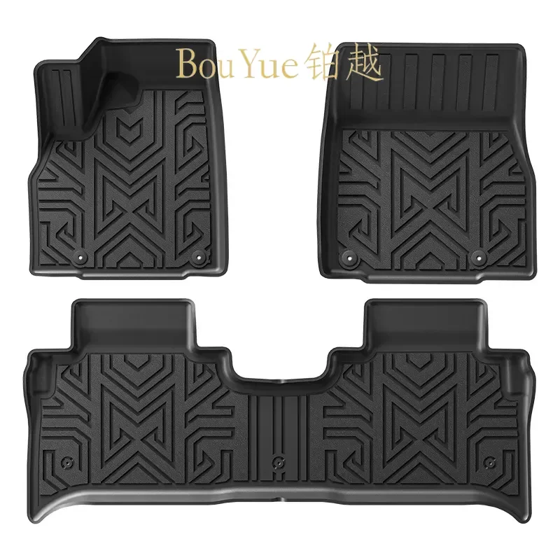 TPE Car Floor Mats for Dongfeng Warriors M817 Custom Fit Trunk Liner 5 Seater Auto Interior Accessories Waterproof All