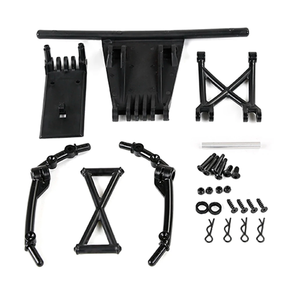 MACH-Front Anti-Collision Kit For 1/5 HPI ROFUN BAHA ROVAN KM BAJA 5B Upgrade 5SC  PARTS,Black
