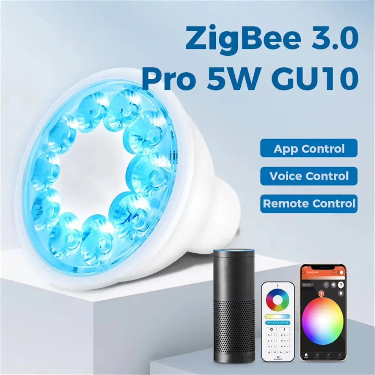 a21z-lampada-inteligente-pro-rgbcct-gu10-5w-zigbee30-2200k-6500k-foco-regulavel-com-controle-por-voz-e-app-funcao-mesh