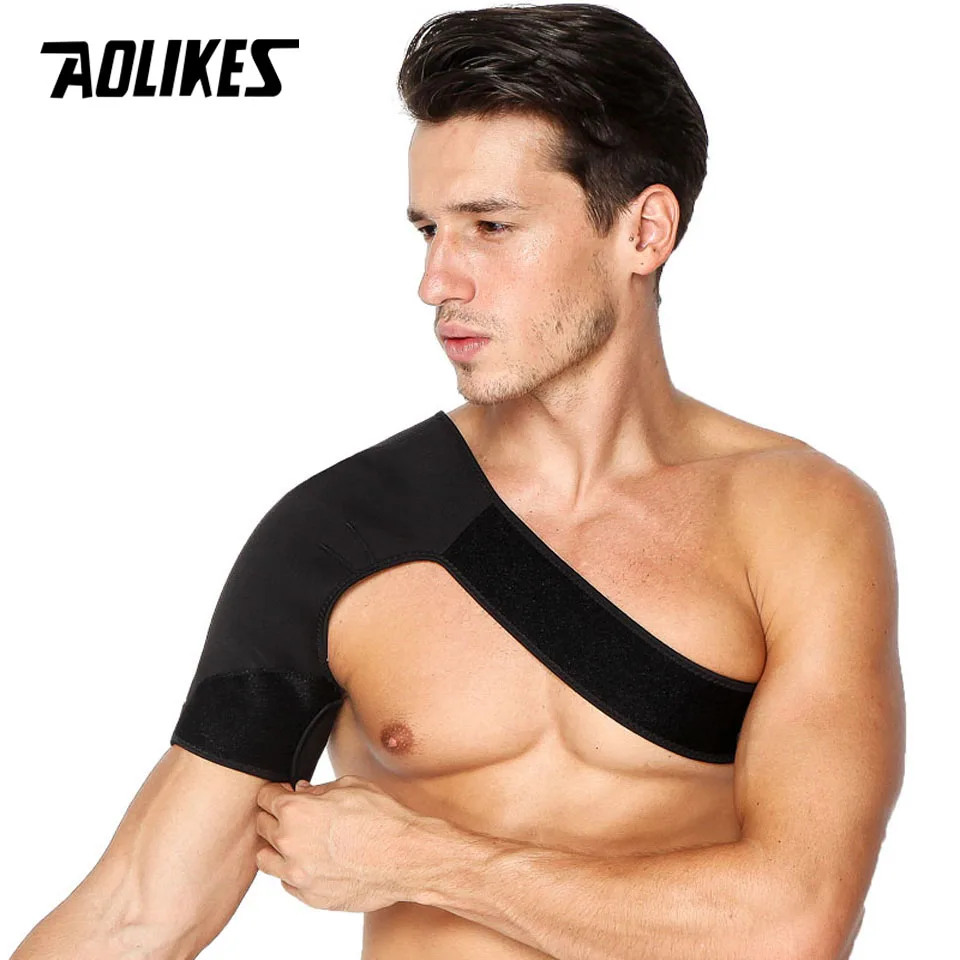 AOLIKES 1PCS Shoulder Support Brace Shoulder Injury Posture Corrector Fitness Sport Health Care Protector