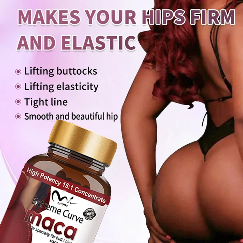 60 capsules that are easy to swallow increase natural curves for buttocks and buttock growth supplement vegetarian