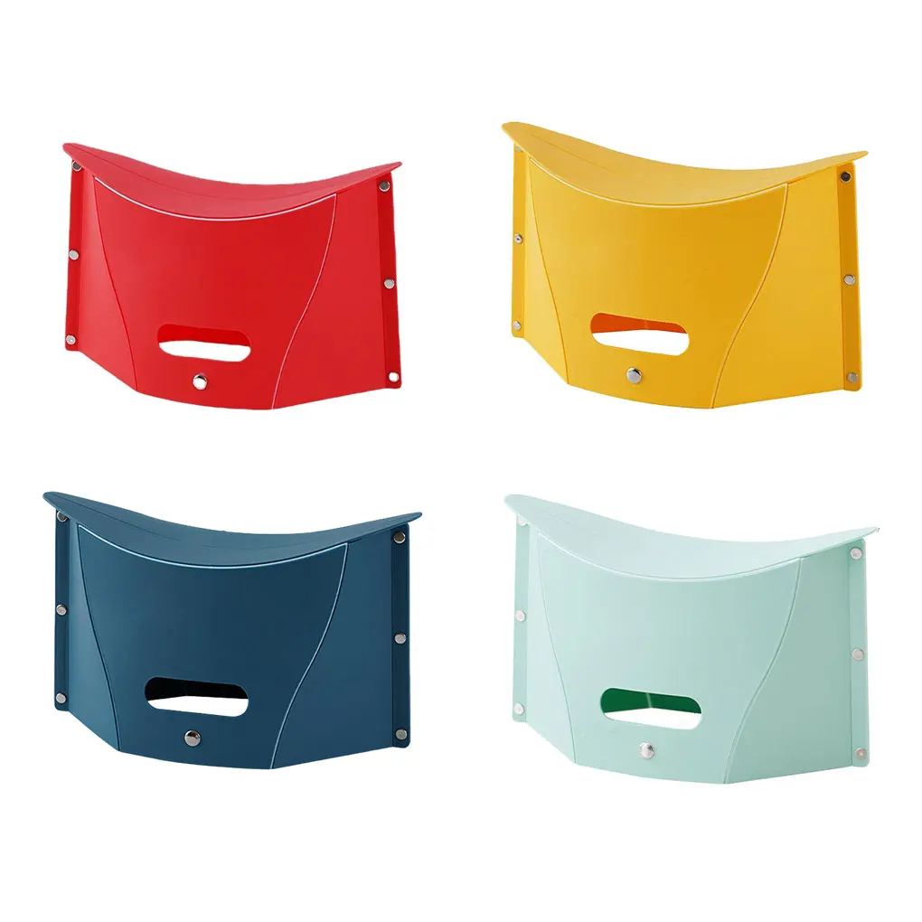 Plastic Portable Folding Stool Outdoor Chairs Portable Stool for Camping Storage Stool Storage Stool Folding Chair