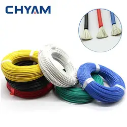 100Meters/lot 16/18/20/22/24/26/28/30AWG Heat-resistant Cable Wiring Electrical Soft Silicone Wire Connector