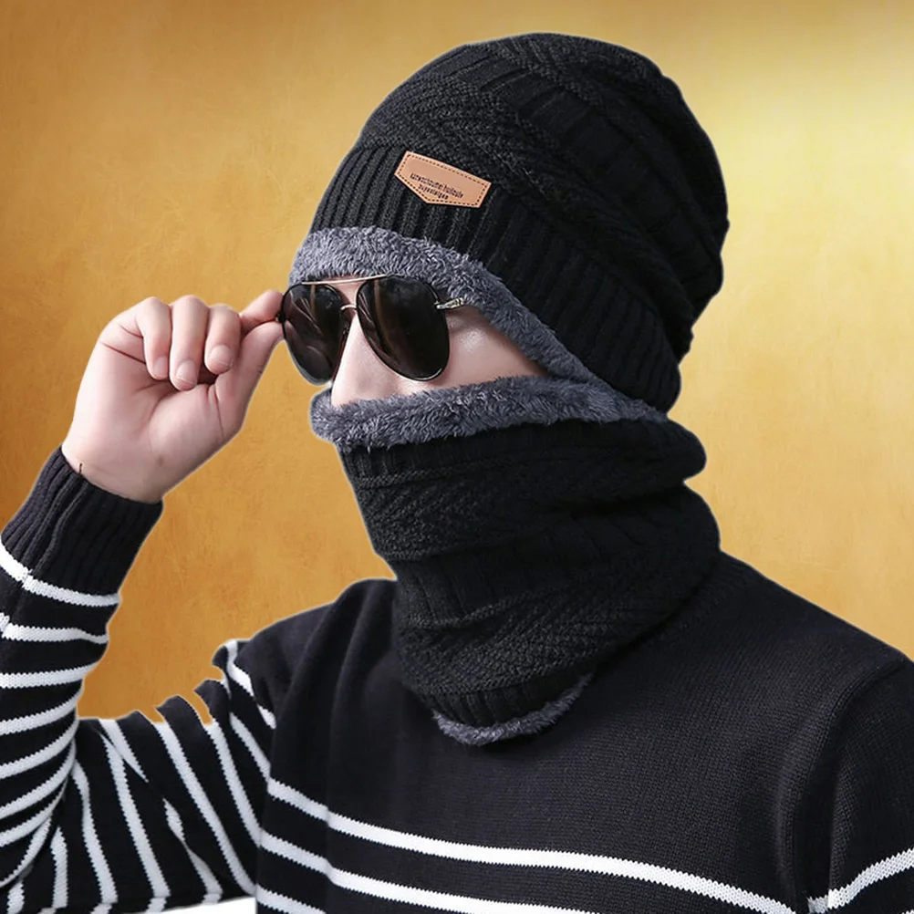 Детская зимняя шапка, комплект шарфов,