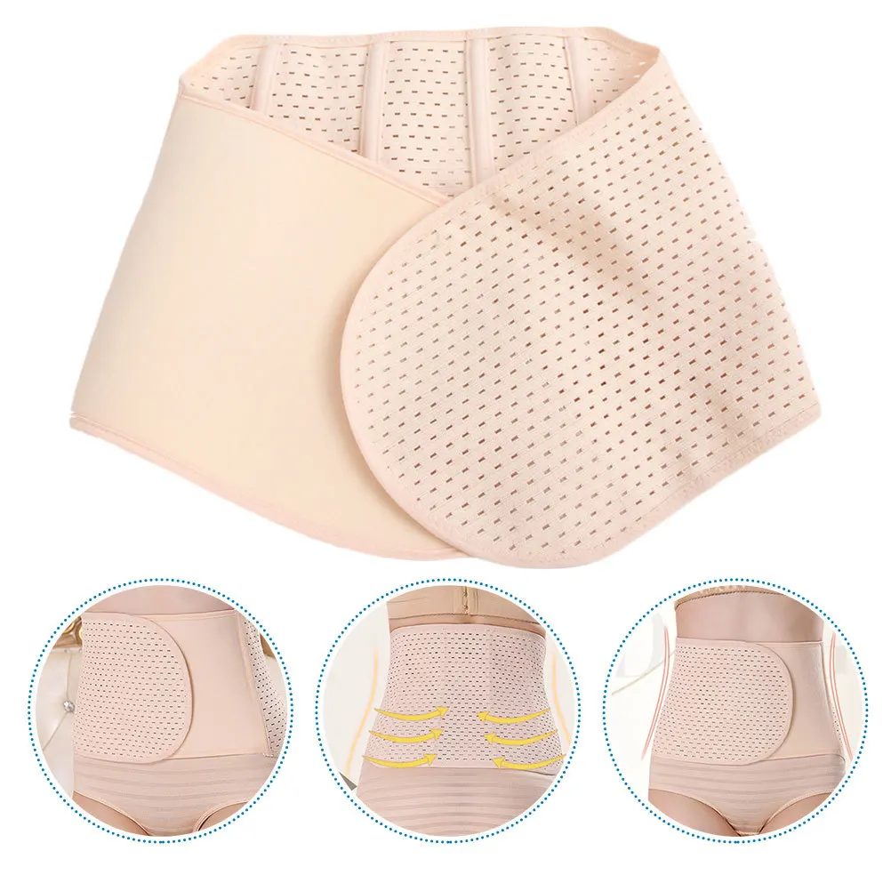 

Women Postpartum Girdles Belly Band with Stretchable Lightweight Fabric for Invisible Wear After Birth Flesh Colour Body Shaper