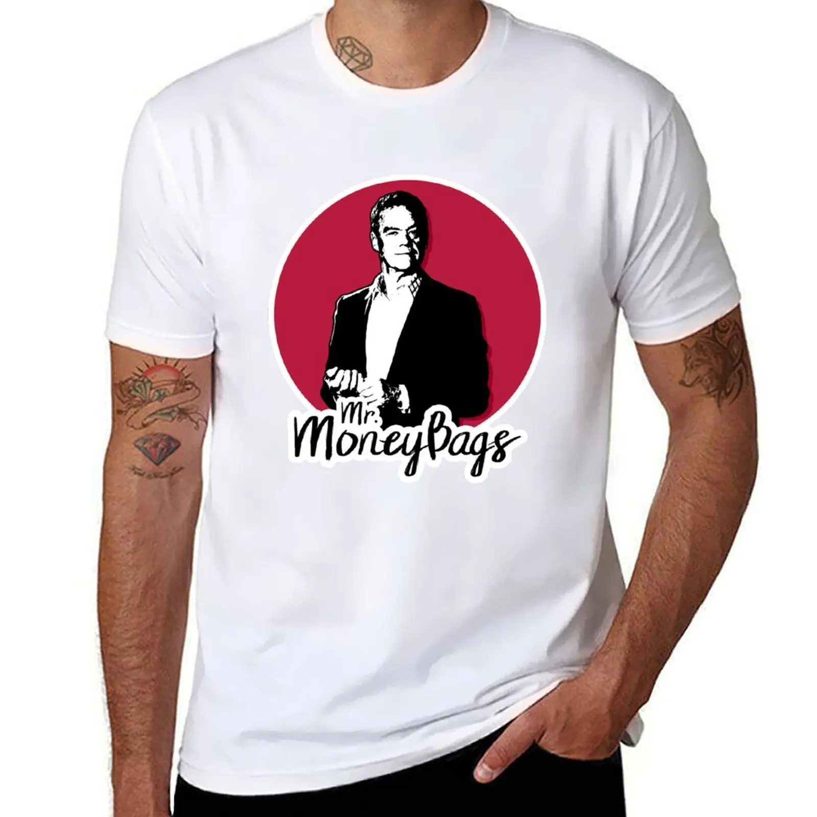 

PR - Mr MoneyBags [NEIGHBS] T-Shirt man t shirt cotton high quality t shirts with prints T-Shirt