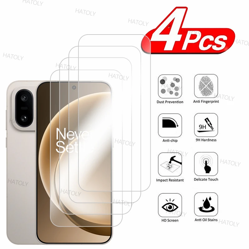 2/4 قطعة واقي للشاشة لهاتف OnePlus 15 من الزجاج المقسى OnePlus 15 غراء كامل مضاد للخدش زجاج هاتف واقي لهاتف OnePlus 15 #2