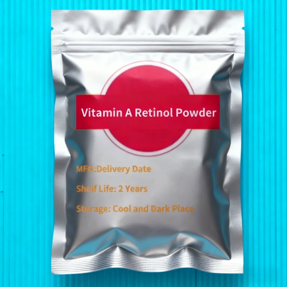 Fabrikversorgung, natürliches reines Retinolpulver in kosmetischer Qualität/Vitamin A, Anti-Falten und Anti-Aging mit niedrigem Preis und hoher Qualität