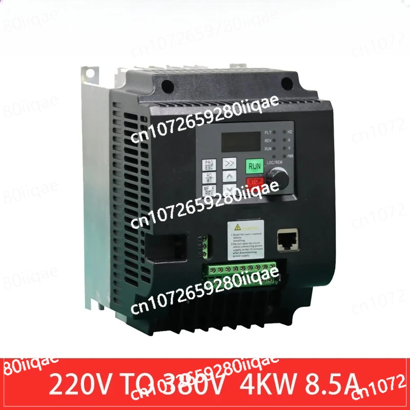 VFD 1.5kw 2.2KW 3kw 4kw 5.5kw 7.5kw 11kw inverter Boost AC Frequency Inverter 1 phase 220V input to 3 phase 380 V output