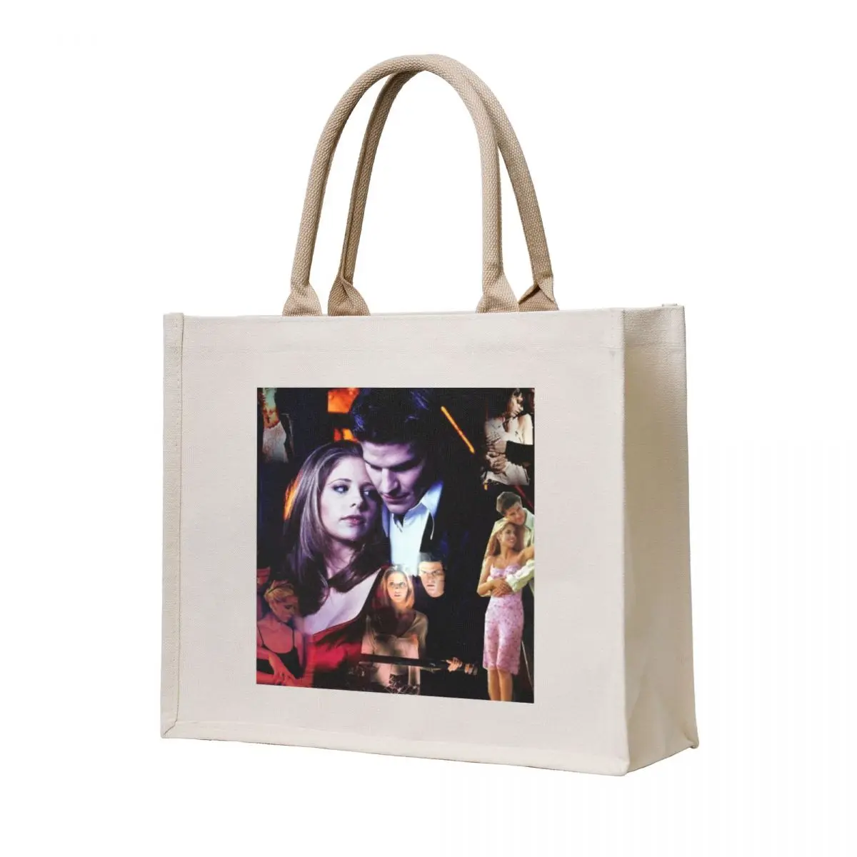 Over Her Shoulder Tote Bag university shopper bag shopper bag woman Canvas stote