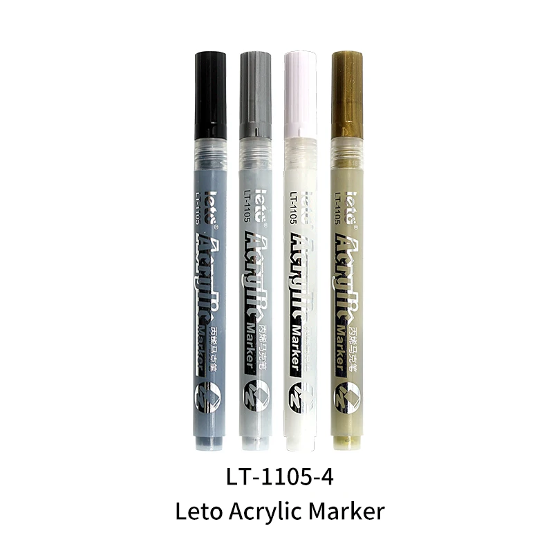 Waterproof Acrylic Paint Markers Permanent Drawing Pen for Rock Ceramic Glass Wood Fabric Metal DIY Craft Painting