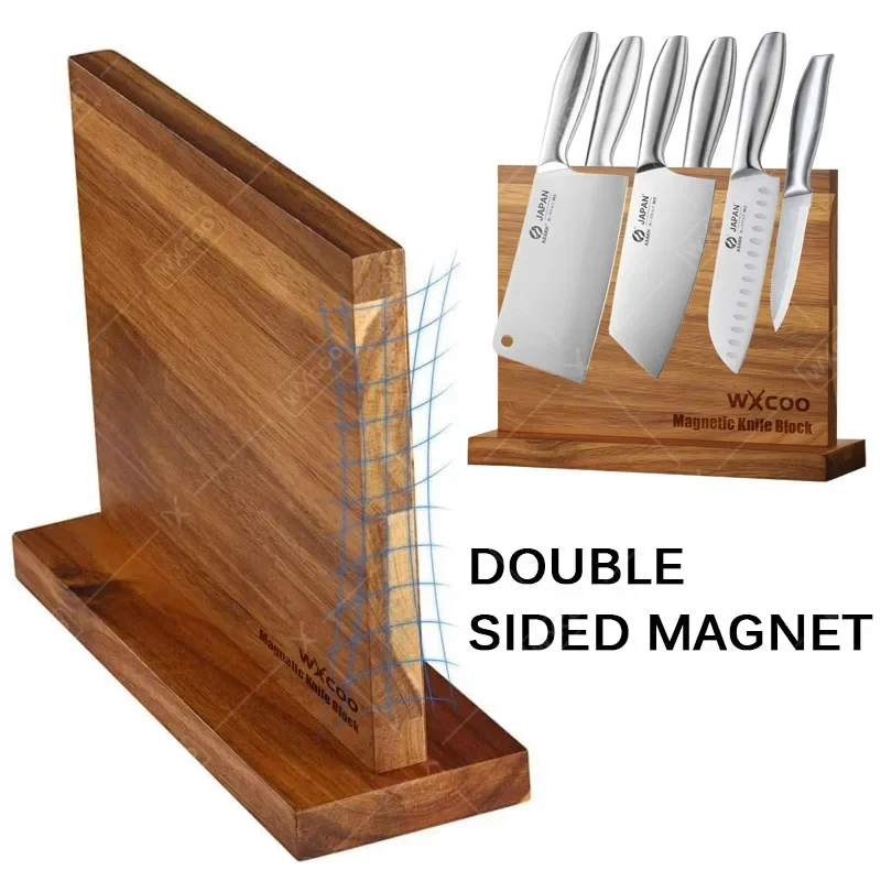 WXCOO Kitchen Knives Block 1-7pcs Professional Slicing Boning Knife Chef Chopping for Fruit Meat Cleaver Stainless Steel view 5