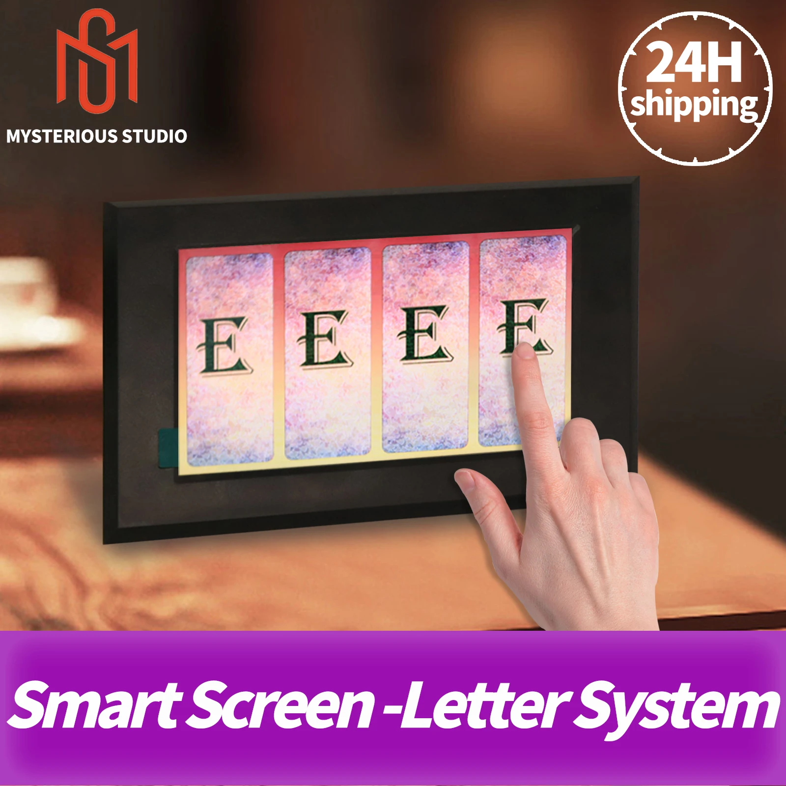 

Secret room escape game mechanism props Electronic puzzle superb 1987 GY mysterious studio alphabet letter system smart screen