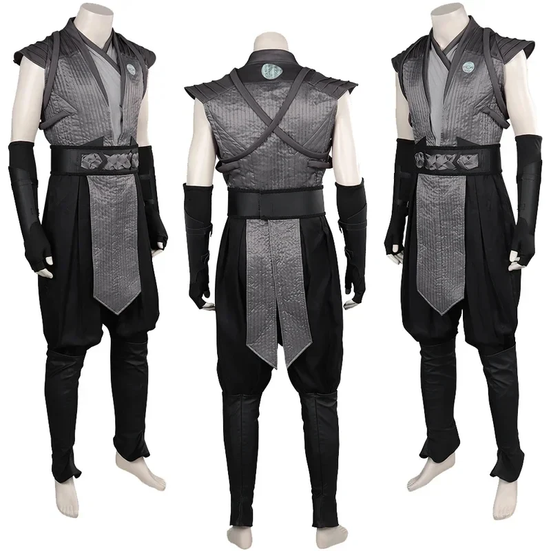 2026 Smoke Cosplay Fantasia Anime Game Mortal Kombat Costume Disguise Adult Men Fantasy Outfits Male Halloween Carnival Pa J5XL1
