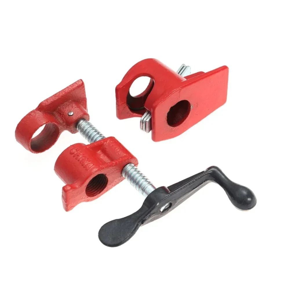 

Heavy Duty 3/4 Pipe Clamp Woodwork Heavy Duty Wood Gluing Hose Pipe Clamp Fixture Fast F Clip Carpenter Woodworking Tools