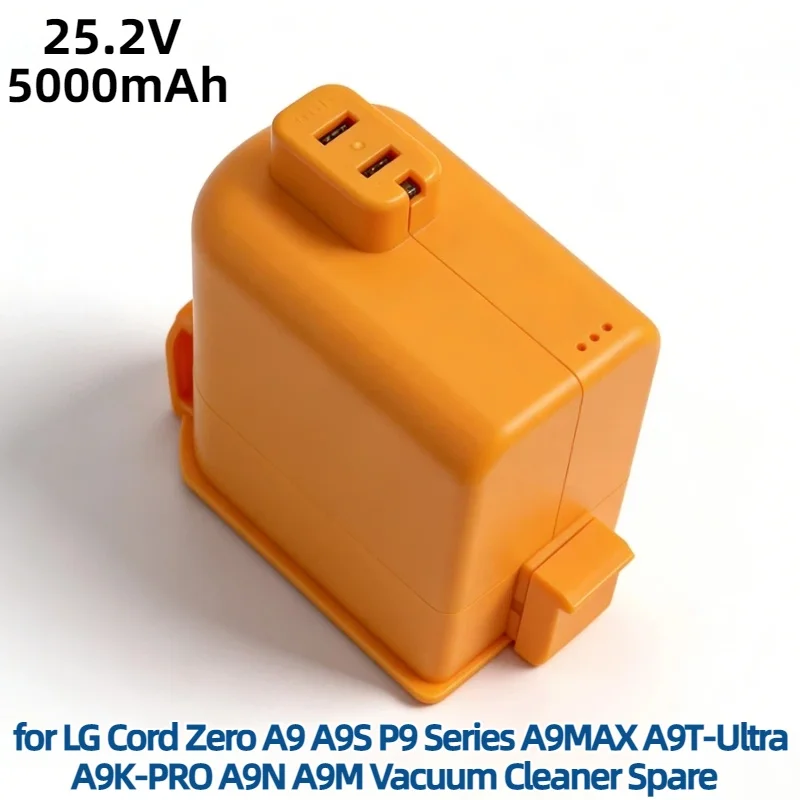 25.2V 8000mAh Lithium Ion Battery for LG Cord Zero,Works with A9/A9S/P9-CORE/A9MAX/A9T-Ultra/A9K-PRO/A9 Plus,Stable Power Supply