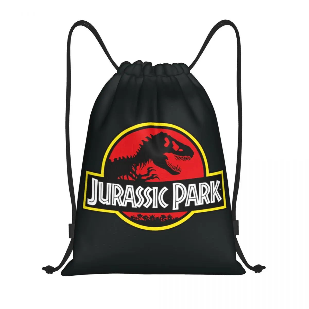 

Custom Jurassics Parks Drawstring Backpack Bags Women Men Lightweight Dinosaur World Gym Sports Sackpack Sacks for Traveling