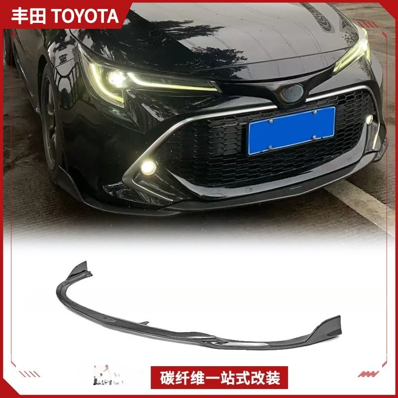 

For Toyota Corolla 19-22 Hatchback Version TM Carbon Fiber Front Lip Front Shovel Small Front Surround
