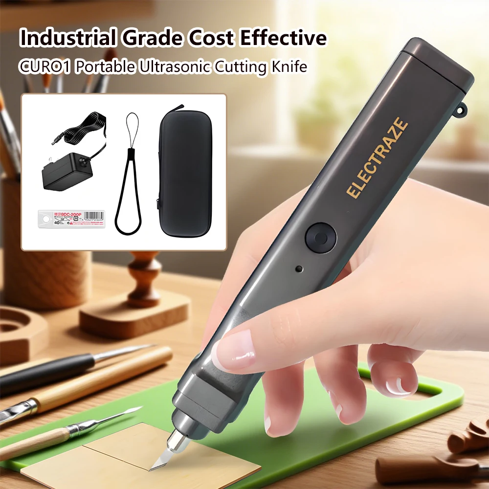 

Электрический гравировальный нож DIY режущий нож ручной работы портативный ультразвуковой режущий нож для пластиковой смолы печатной платы из углеродного волокна