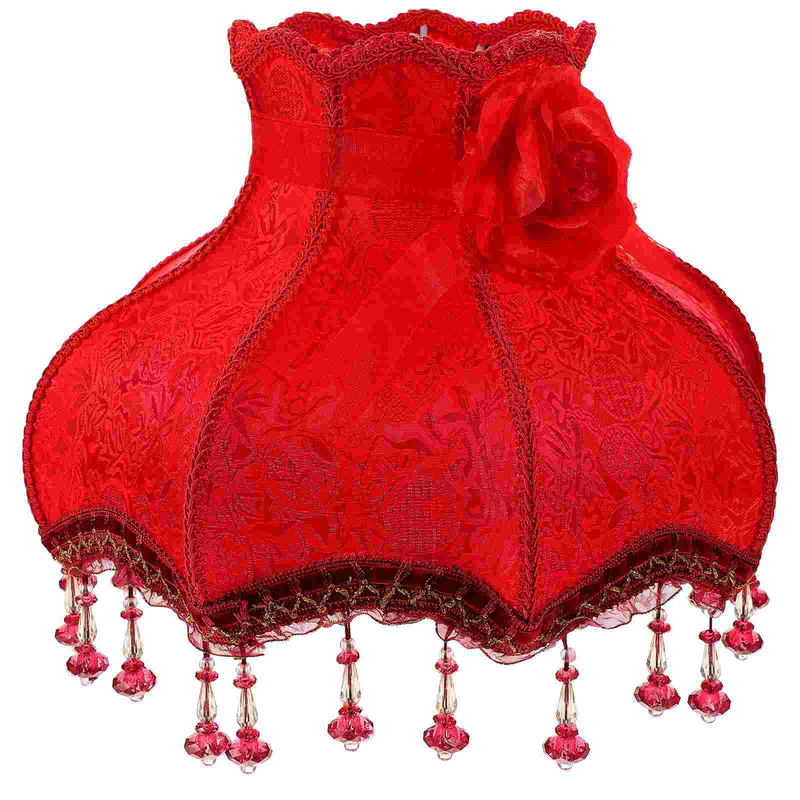 

Lamp Lampshade Shade Cloth Light Cover Drum Wall Art Small Clip Chandelier Lace Home Bulb Shades Accessory Minitable