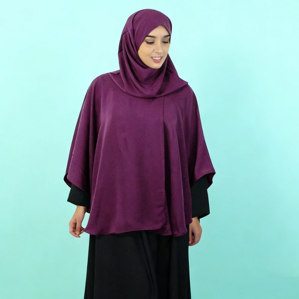 

2026 мусульманские женские топы с капюшоном Ид Джеллаба Рамадан скромный химар исламский кафтан молитвенная одежда хиджаб шарф арабская одежда никаб