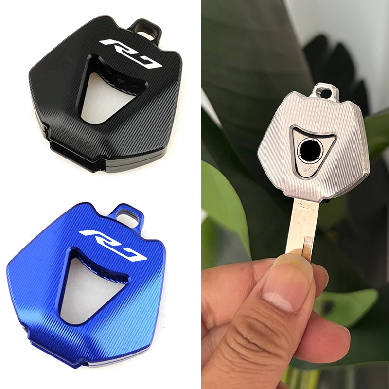 For Yamaha YZFR7 YZF R7 2022 2023 2024 Motorcycle Accessories Modified Key Cover Case Shell CNC Aluminum Keychain Keyring
